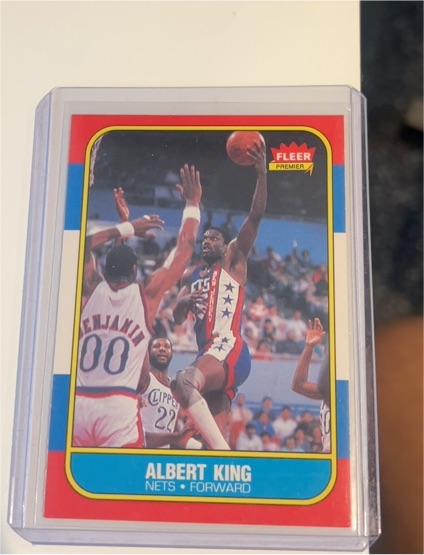 1986-87 Fleer #59 Albert King — front