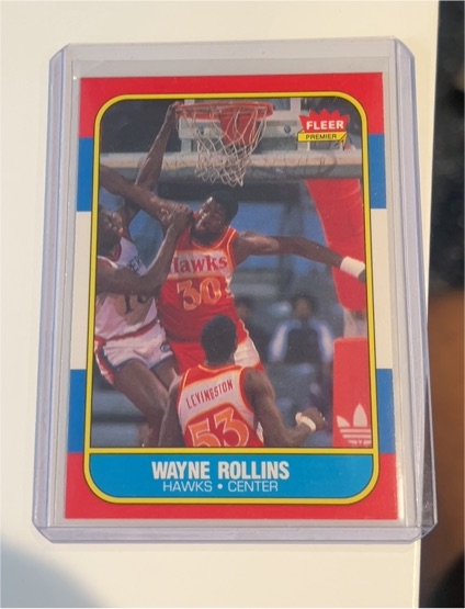 1986 Fleer #94 Wayne Rollins — front