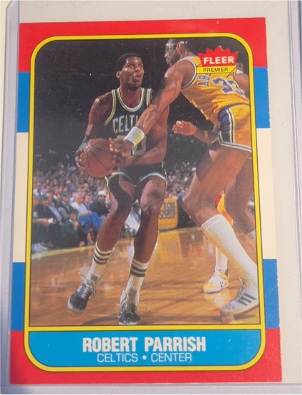 1986 Fleer Basketball #84 Robert Parrish — front
