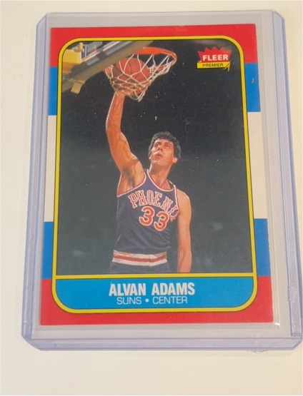 1986-87 Fleer #2 Alvan Adams — front