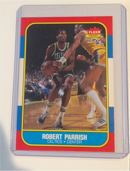 1986 Fleer #84 Robert Parish — front