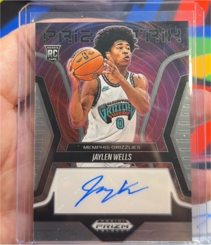 2024-25 Panini Prizm Black #PS-WEL Jaylen Wells — front