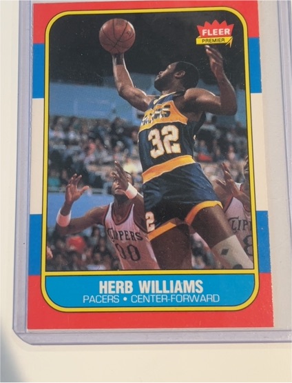 1986-87 Fleer #125 Herb Williams — front