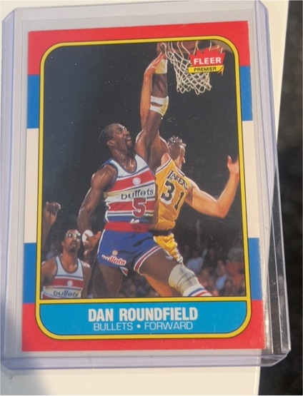 1986-87 Fleer #95 Dan Roundfield — front