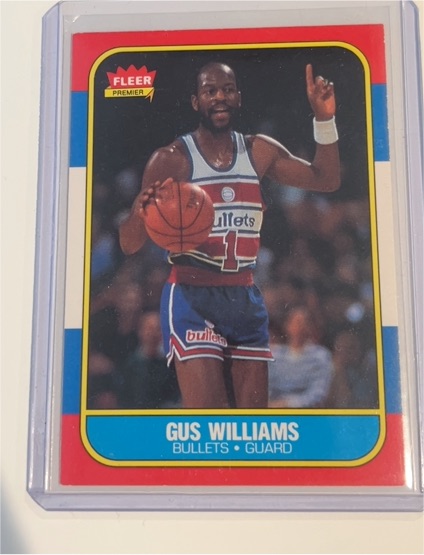 1986-87 Fleer #124 Gus Williams — front