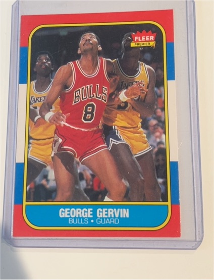 1986-87 Fleer #36 George Gervin — front