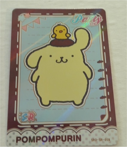 2024 Sanrio SR-018 Pompompurin Party List — front