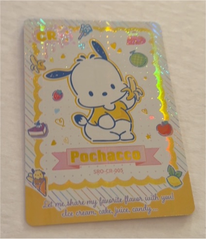 2024 Sanrio Pochacco CR SRO-CR-005 Gold Stamp Foil Card — front