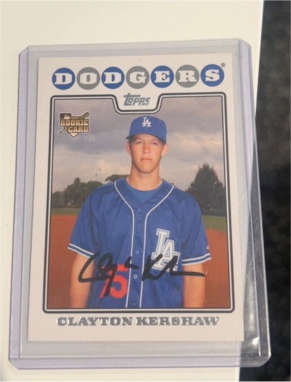 2008 Topps Update #UH240 Clayton Kershaw Rookie Card — front