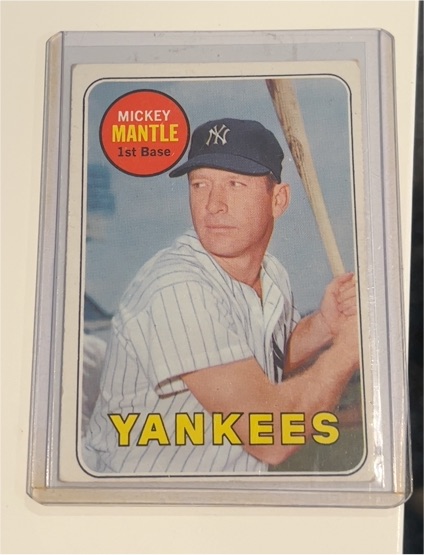 1969 Topps #500 Mickey Mantle — front