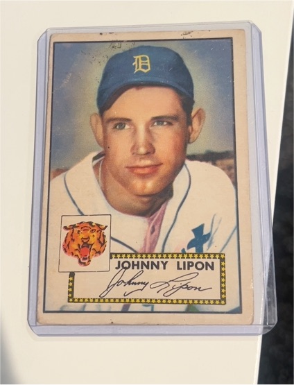 1952 Topps #89 Johnny Lipon — front