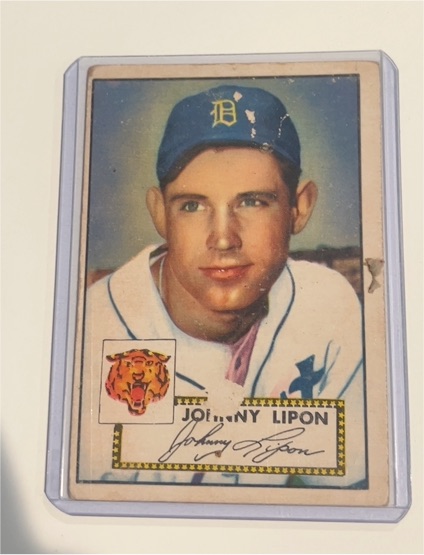 1952 Topps #89 Johnny Lipon — front