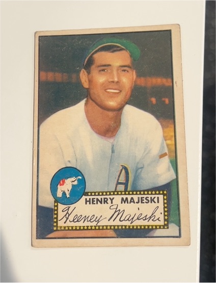 1952 Topps #112 Henry Majeski Philadelphia Athletics — front