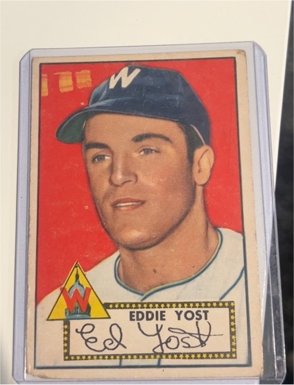 1952 Topps #123 Eddie Yost — front