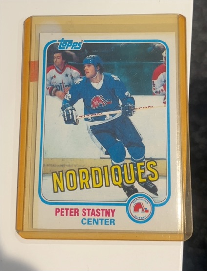 1981-82 Topps #39 Peter Stastny — front