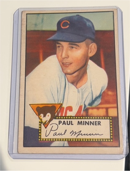 1952 Topps #127 Paul Minner — front
