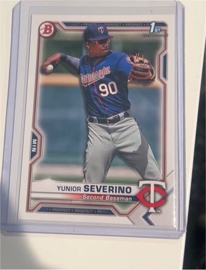2021 Bowman #BP-140 Yunior Severino — front