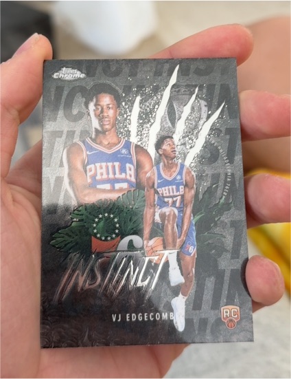 2025-26 Topps Chrome #INS-13 VJ Edgecombe — front