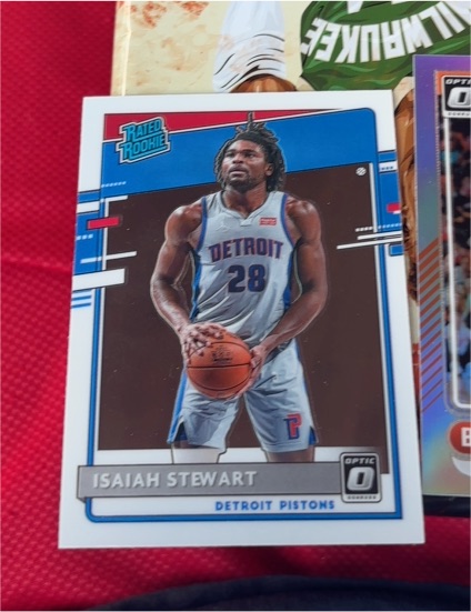 2020-21 Donruss Optic #166 Isaiah Stewart — front