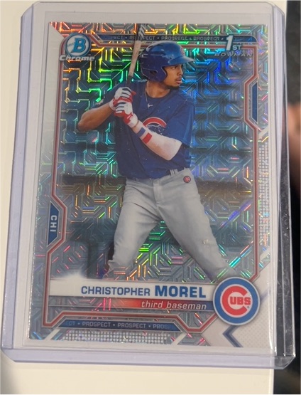 2021 Bowman Chrome #BCP-131 Christopher Morel — front