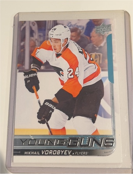 2018-19 Upper Deck #203 Mikhail Vorobyev Young Guns — front
