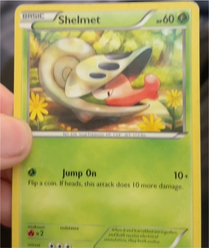 2014 Pokémon XY Furious Fists #8 Shelmet — front