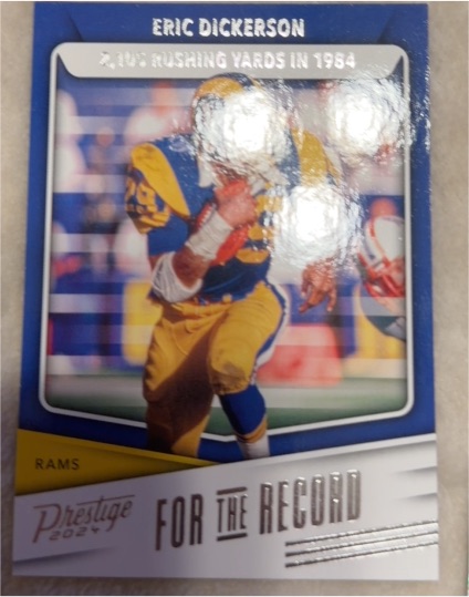 2024 Panini Prestige #FR-ED Eric Dickerson For the Record — front