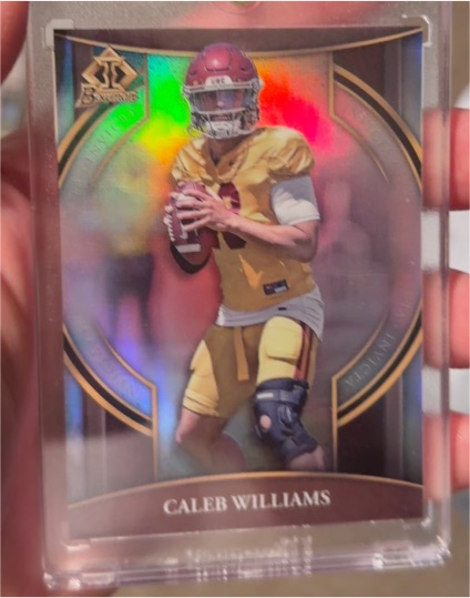 2022 Bowman University Chrome Bowman Invicta #BI-4 Caleb Williams — front