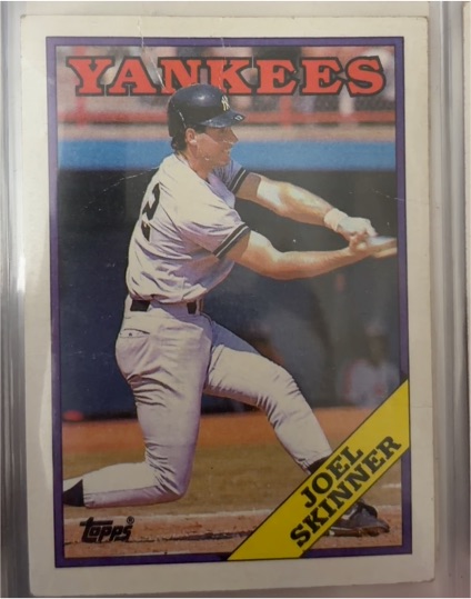 1988 Topps #109 Joel Skinner — front