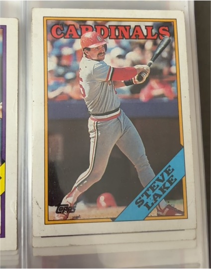 1988 Topps #208 Steve Lake — front