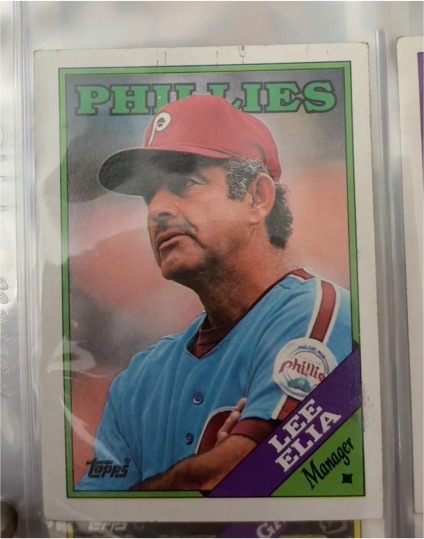 1988 Topps #254 Lee Elia — front
