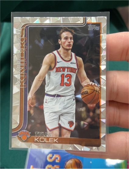 2025-26 Topps #20 Tyler Kolek — front