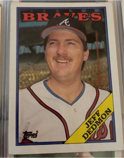 1988 Topps #469 Jeff Dedmon Atlanta Braves — front