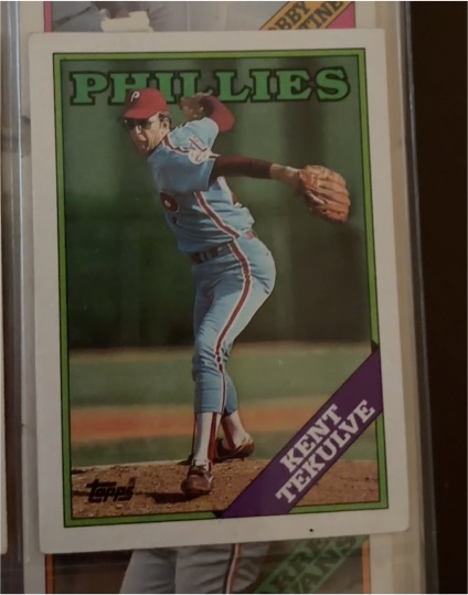1988 Topps #543 Kent Tekulve — front