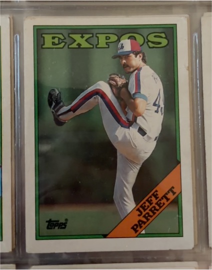 1988 Topps #588 Jeff Parrett — front