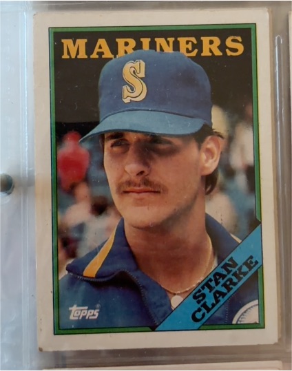 1988 Topps #556 Stan Clarke — front