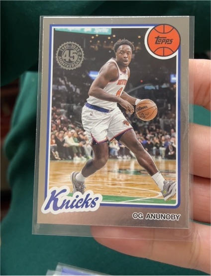 2025-26 Topps Basketball #80BK-33 OG Anunoby — front