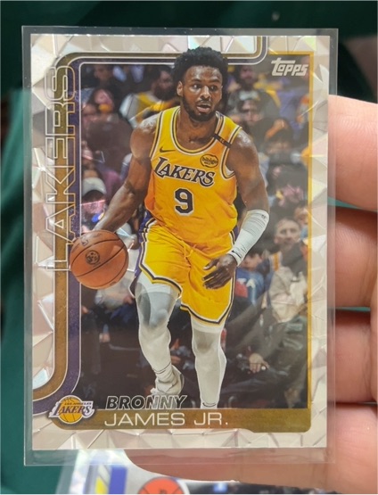 2025-26 Topps #152 Bronny James Jr. — front