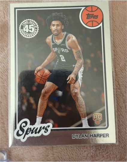 2025-26 Topps 45th Anniversary #80BK-52 Dylan Harper — front