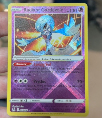 2022 Pokémon TCG Sword & Shield Lost Origin #069 Radiant Gardevoir — front