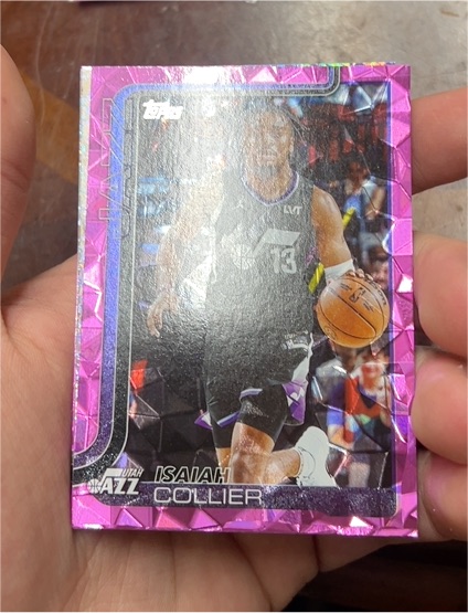 2025-26 Topps Basketball Blackout #133 Isaiah Collier — front