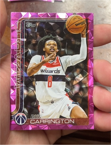 2025-26 Topps #97 Bub Carrington — front