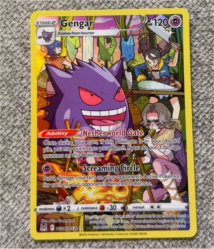 2022 Pokémon Lost Origin #TG06/TG30 Gengar — front