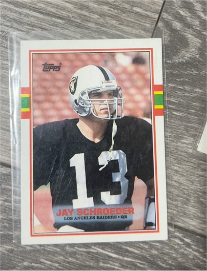 1989 Topps #266 Jay Schroeder — front