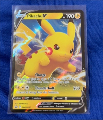 2021 Pokémon SWSH061 Pikachu V — front