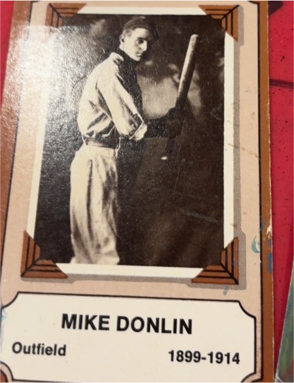 1975 Fleer Pioneers of Baseball #25 Mike Donlin — front