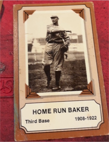 1974 Fleer Pioneers of Baseball #16 Home Run Baker — front