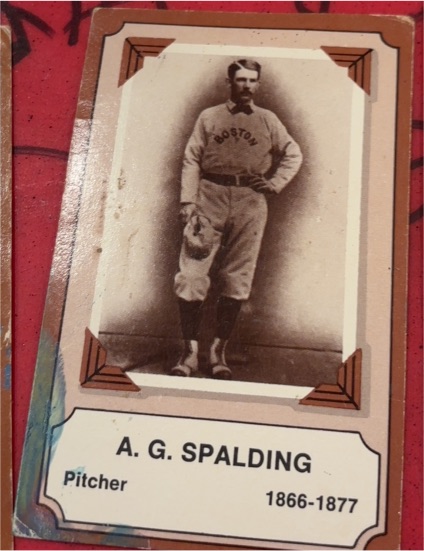 1974 Fleer Pioneers of Baseball #4 A. G. Spalding — front