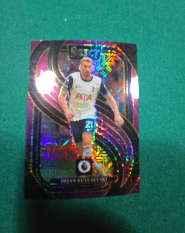 2024-25 Panini Prizm Premier EPL Dejan Kulusevski — front