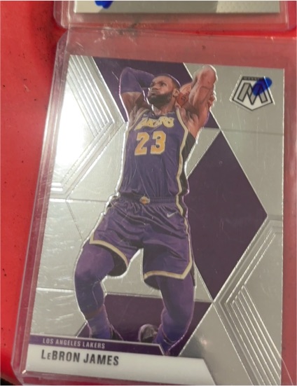 2019-20 Panini Mosaic #8 LeBron James — front